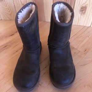 UGG Brown Leather Boot